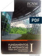 Fundamentos de Matematicas para Bachillerato.