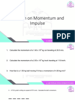 Revision on Momentum & Impulse: Forces in Motion