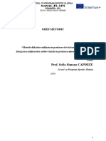 Ghid Metodic: Prof. Sofia Simona CAPISIZU