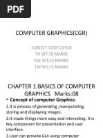 ch1 - Basics of Graphics (CGR)