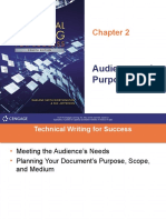 Meeting Audience Needs & Planning Doc Purpose