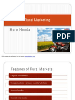 Rural Marketing-Hero Honda