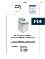 R.Espinar, S.L.: Instruction Manual For Use and Maintenance