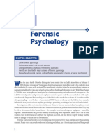 Forensic Psychology: Chapter Objectives