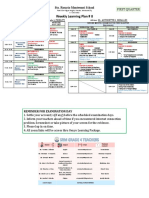 Weekly Learning Plan # 8: Sto. Rosario Montessori School