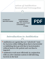 Application of Antibiotics: Chloramphenicol and Tetracycline