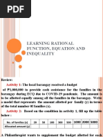 Learning Rational Function Equation and Inequality