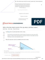 Operational Amplifier - Why Is The Bias Input Current of An Op Amp A Constant Value - Electrical Engineering Stack Exchange