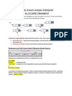 Liste - Alocare Dinamica