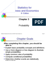 Statistics For Business and Economics: Probability