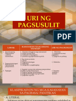 Uri NG Pagsusulit