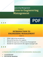 STPPT1-Introduction To Engineering Management Part II