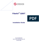 Fibeair 3200T: Installation Guide