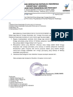 Tindak Lanjut Vaksnasi Dosis Ketiga Bagi Tenaga Kesehatan Dan Tenaga Penunjang Yang Bekerja Di Fasilitas Pelayanan Kesehatan Cap