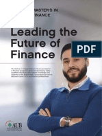 Leading The Future of Finance: Master'S in Finance