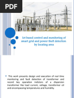 Iot Based Control and Monitoring of Smart Grid and Power Theft Detection by Locating Area