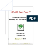 MPLADS Study Phase-IV: Revised Guidelines For Drafting and Review of Report