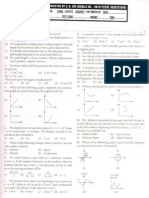 Syllabus: Test Type Mcq/Sub PHY Math/Ch Date Marks Time