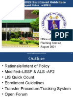 (Deped Order s.2021) : - Office of The Director - Planning Service - August 2021