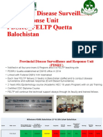 Provincial Disease Surveillance and Response Unit PDSRU - FELTP Quetta Balochistan