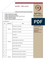 Nptel: Introduction To Composites - Web Course