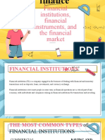 Financial Institutions, Financial Instruments, and The Financial Market