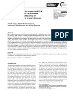 Effect of Teeth Micro-Geometrical Form Modification On Contact Kinematics and Efficiency of High Performance Transmissions