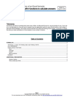 Anatomy Excel Formula