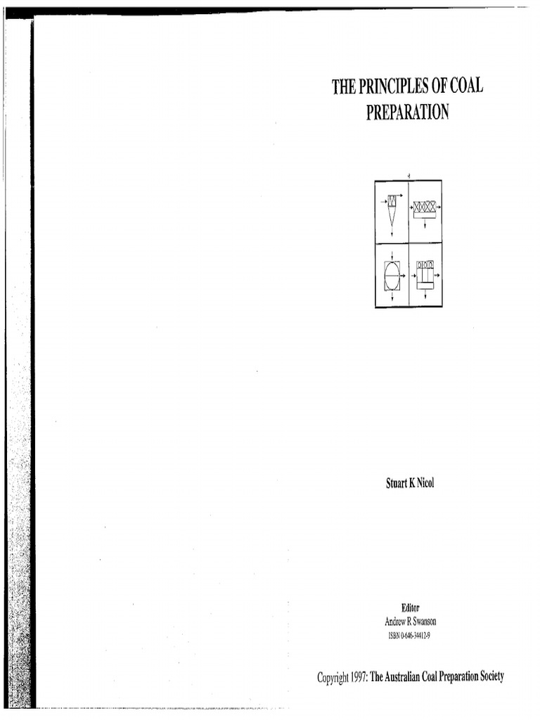 The Principles of Coal Preparation PDF