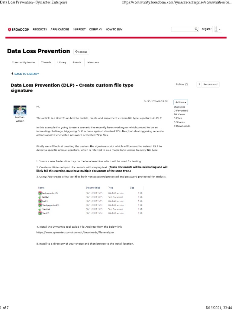 Article - Data Loss Prevention (DLP) - Create Custom File Type ...