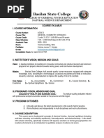 UPLB BS Food Science & Technology Curriculum | PDF | Food Science | Science