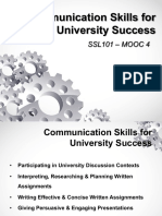 MOOC4 Communication Skills For University Success
