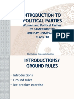 Introduction To Political Parties