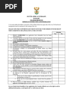 Requirments Visa Check List