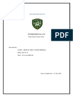 M.S College of Law: Environmental Law Topic-Forest Conservation