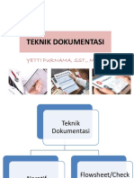 Teknik Dokumentasi, Naratif, Flow Shett PDF