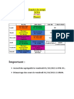 Emploi Du Temps 2CPA - PC 2021 Phase1