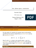 Coordinates, Phase Space, Constraints: Sourendu Gupta