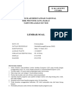 Lembar Soal: K-06 A10 KWU Utama