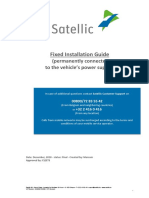 Fixed Installation Guide: (Permanently Connected To The Vehicle's Power Supply)