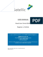 User Manual: Road User Portal (RUP) - Register A Vehicle