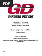 "General" Use and Maintenance Manual