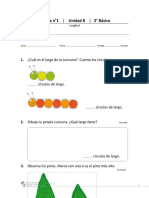 Prueba de longitud 2° básico