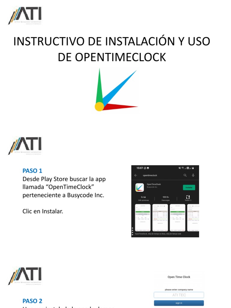 Open Time Clock | PDF