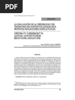Evaluacion de la credibilidad del testimonioft