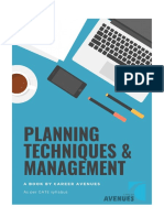 Planning Techniques and Mgmt Sample Book