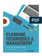 Planning Techniques and MGMT Sample Book