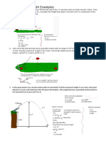 Projectile Motion With Examples