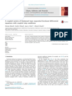 A Coupled System of Hadamard Type Sequential Fractional Differential Equations With Coupled Strip Conditions