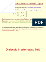 Lecture 5 - Dielectric in Alternating Field - PH611